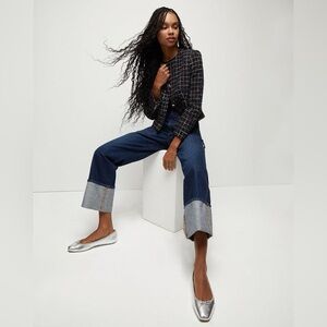 Veronica Beard Nathan Jacket in Navy Multi Size 10